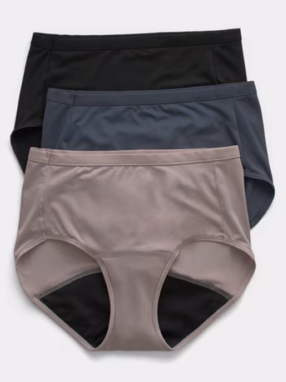 Hanes Comfort Period Women's Brief Underwear Light Panties Size 8 / XL